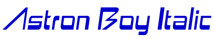 Astron Boy Italic フォント